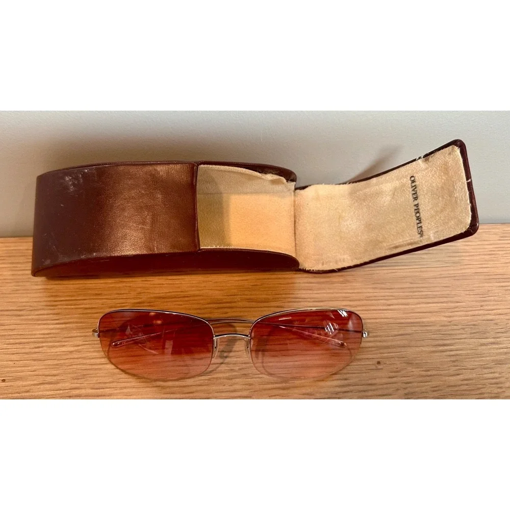 Oliver Peoples Epic S Sunglasses Pink Gradient Lens Japan w/ Case